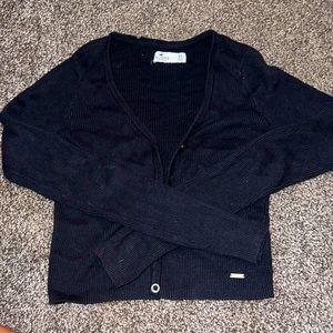 Black Tight Fit Sweater